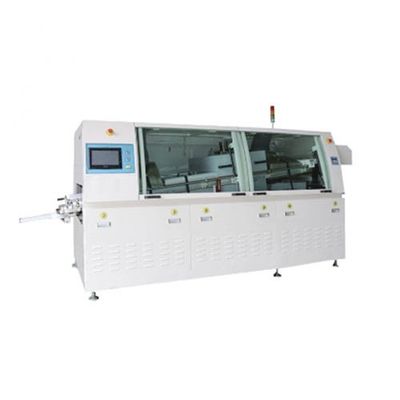 গুণ  Dual Waves SMT Wave Soldering Oven Automatic With Touch Screen PLC Control কারখানা