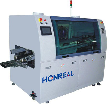 THT PCB সমাবেশ লাইন জন্য ছোট ডাবল ওয়েভ SMT ওয়েভ সোল্ডারিং মেশিন