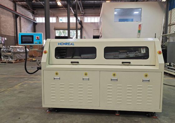 পিএলসি টাচস্ক্রিন কন্ট্রোল সহ 380V 60Hz এসএমটি ওয়েভ সোল্ডারিং মেশিন সীসা মুক্ত