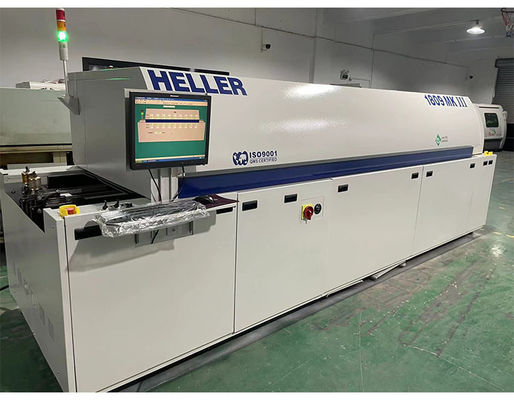 ব্যবহৃত Heller 1809 MK5 SMT রিফ্লো ওভেন মার্ক ভি সিরিজ রিফ্লো সোল্ডারিং মেশিন