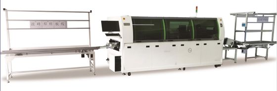 380V 60Hz SMT মিনি স্বয়ংক্রিয় ডুয়াল ওয়েভ পিসিবি থ্রু-হোল যথার্থ ওয়েভ সোল্ডারিং মেশিন পিএলসি টাচস্ক্রিন কন্ট্রোল সহ সীসা মুক্ত