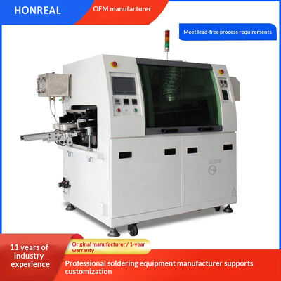 স্বয়ংক্রিয় মিনি থ্রু হোল হিট পিসিবি ওয়েভ সোল্ডারিং মেশিন লিড ফ্রি ওয়েভ সোল্ডার মেশিন